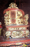 Hình ảnh ba " Ngai Vàng" tại Triệu Tổ Miếu, Đại Nội Huế - Di sản văn hoá.