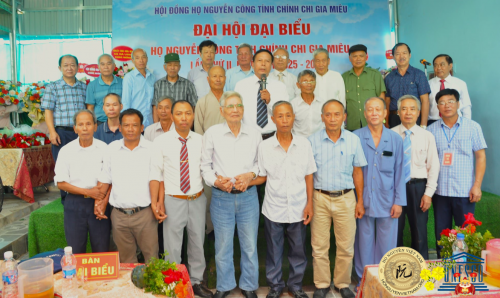 ĐẠI HỘI ĐẠI BIỂU HỌ NGUYỄN CÔNG TÍNH CHÍNH CHI GIA MIÊU LẦN THỨ II - NHIỆM KỲ 2025-2030.