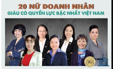 Những nữ doanh nhân họ Nguyễn nằm trong top 20 nữ doanh nhân quyền lực bậc nhất Việt Nam