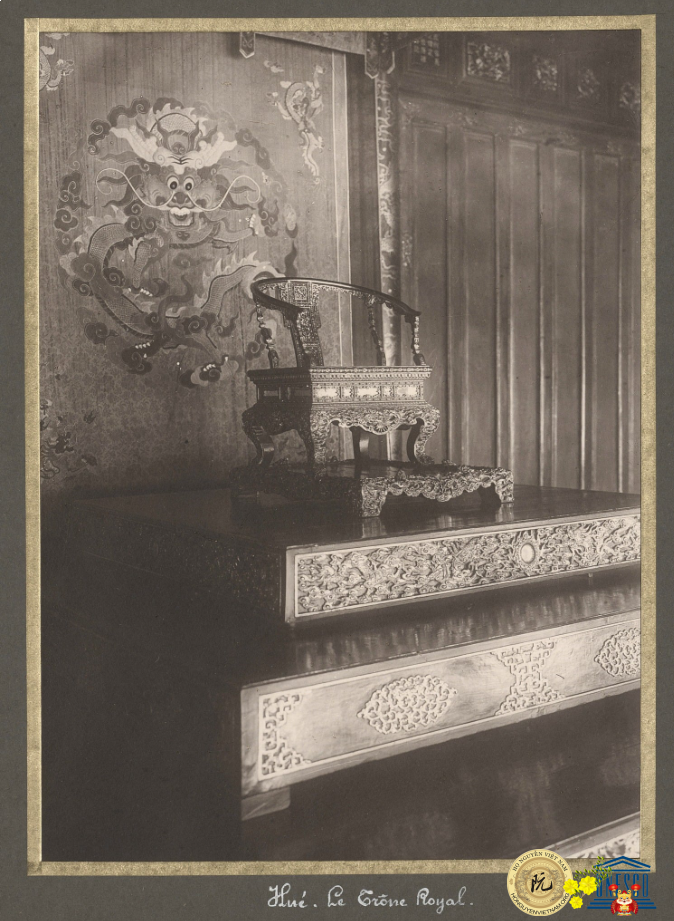 Ngai tại điện Thái Hòa năm 1930 (Ảnh tư liệu)