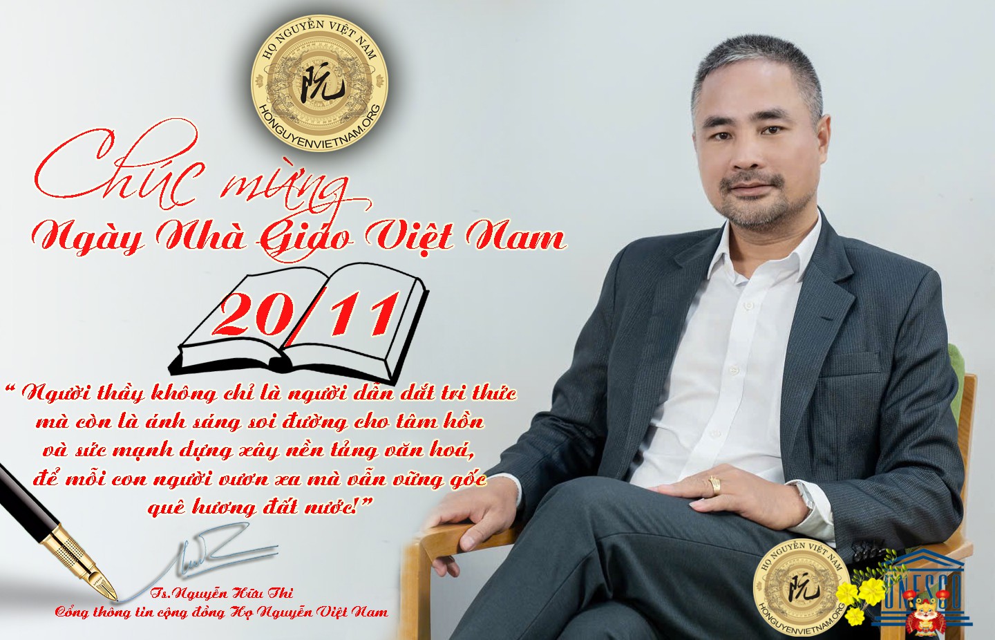 TIẾN SĨ NGUYỄN HỮU THI – NGƯỜI KIẾN TẠO CỔNG THÔNG TIN CỘNG ĐỒNG HỌ NGUYỄN
