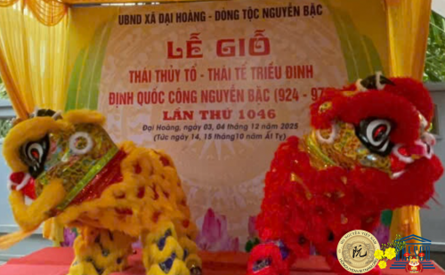 LỄ GIỖ ĐỊNH QUỐC CÔNG NGUYỄN BẶC LẦN THỨ 1046: TRANG TRỌNG VÀ LINH THIÊNG TẠI CỐ ĐÔ HOA LƯ