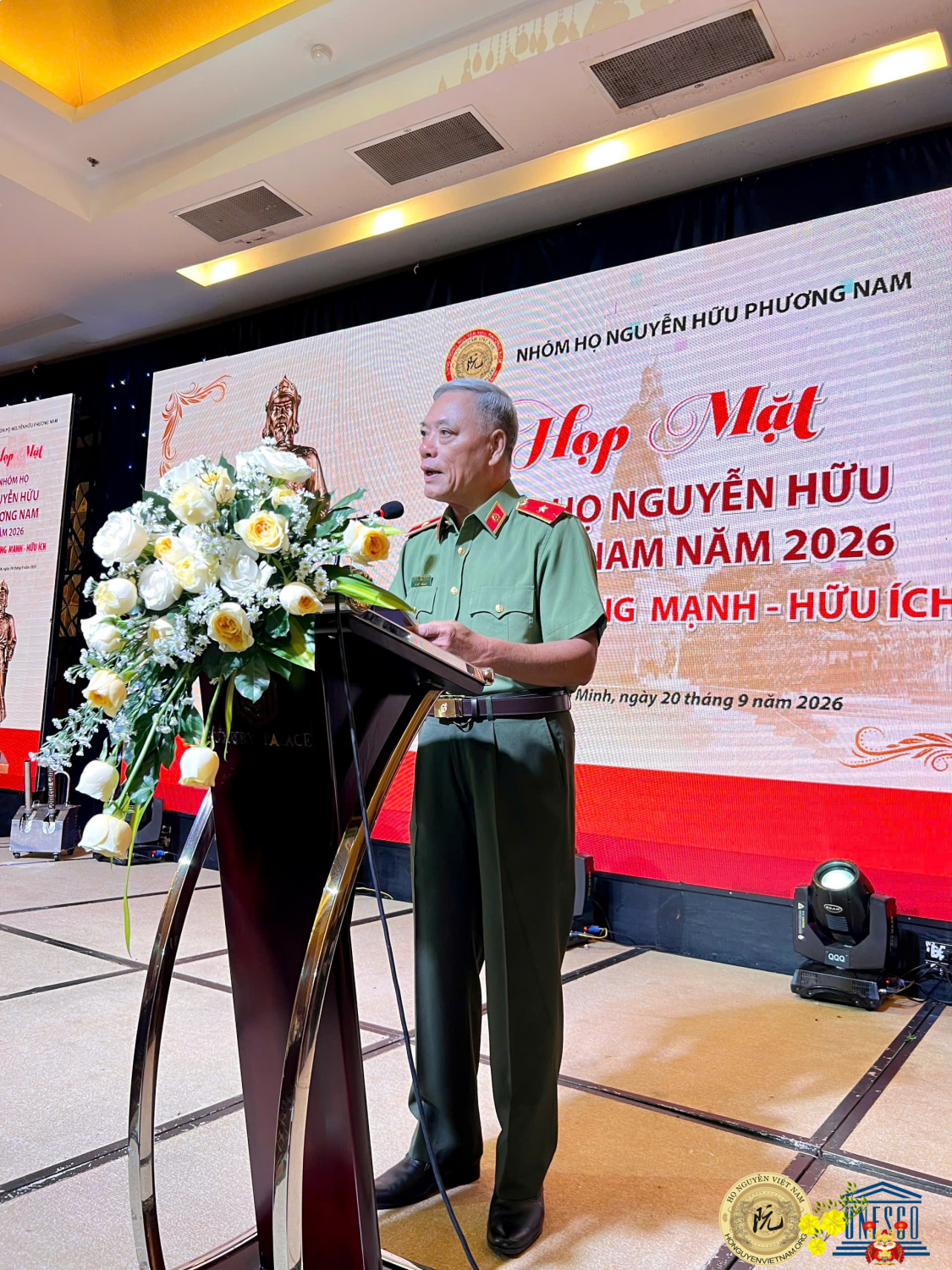Thiếu tướng Nguyễn Hữu Hồng Trường, Trưởng ban liên lạc Nhóm họ Nguyễn Hữu Phương Nam