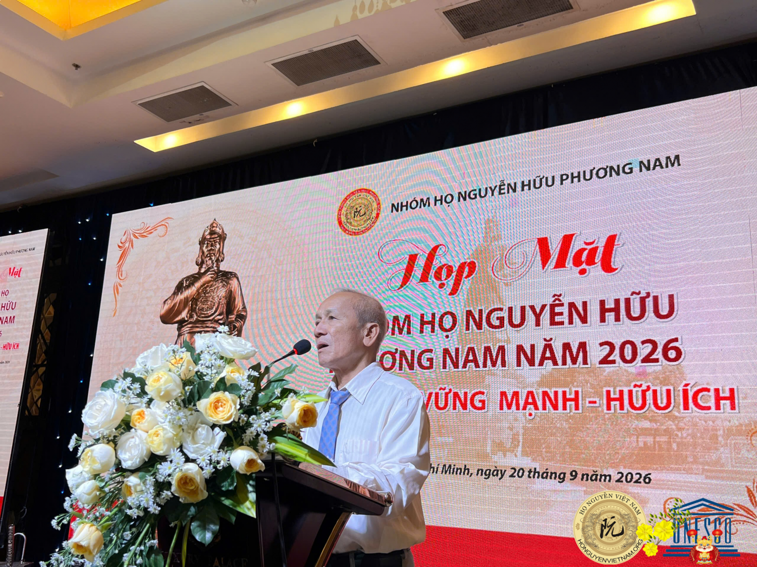 ông Nguyễn Hữu Phước, đại diện ban liên lạc
